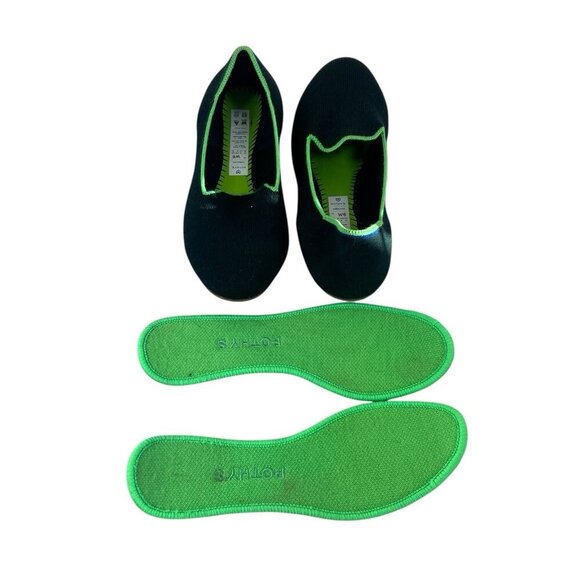 Rothy's Merino Wool Loafer in Winter Green Women’s Size w6 - Picture 7 of 12